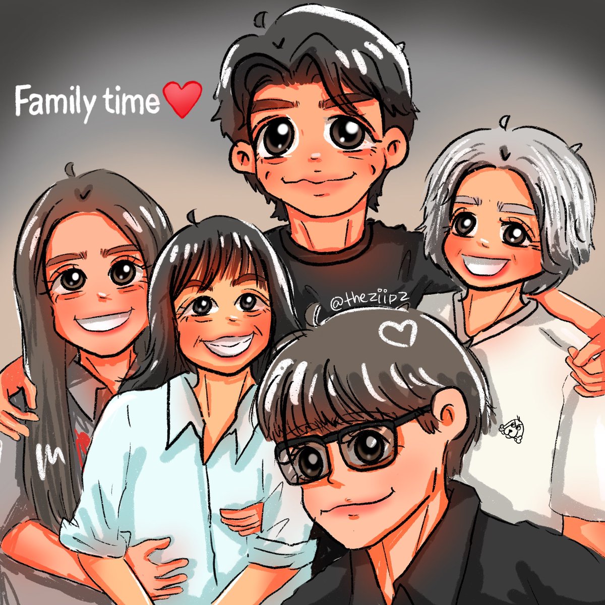 theziipz's tweet photo. Family time ♥️

#JossGawin #จอสกวิน
#JossWayar #GawinCaskey 
#JossGawinFanart #theziipzfanart https://t.co/sTS9k5BDt4