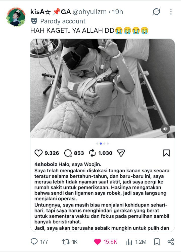 4shoveiy's tweet photo. #nooticing banyak post tentang kondisi woojin tinggi engagement dan hit tweet, bahkan beberapa sampai ke tl non fans. post ig nya pun reach 400k likes dan 20k+ comments dalam 11 jam.. woojin harus tau ya kalo mereka juga berdoa buat kesembuhanmu, semua sayang sama kamu... https://t.co/vPrfgP1YpO