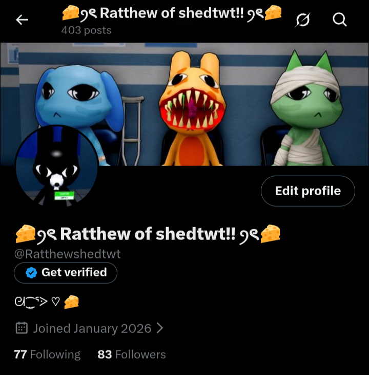🧀ꪆৎ Ratthew of shedtwt!! ꪆৎ🧀 tweet media