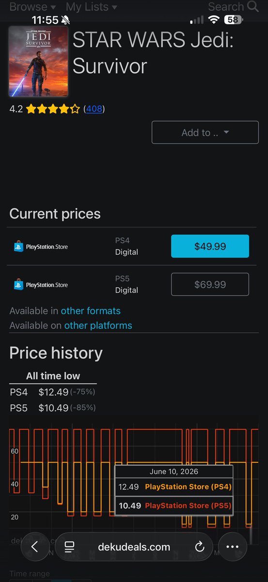 chillybilly93's tweet photo. @2MilimeterPeter @ray_ray200108 You could’ve bought it for 60$ less a couple weeks ago on the ps store https://t.co/HGtMG8COPm