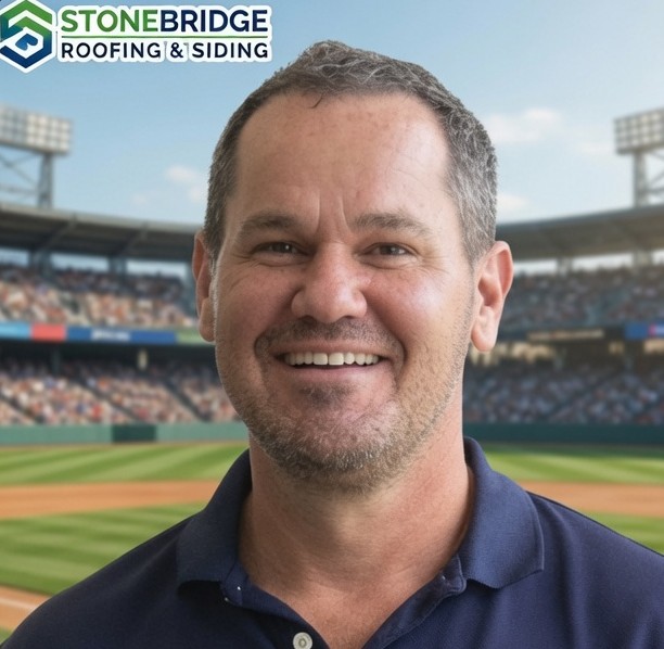 StonebridgeRoof's tweet photo. Stonebridge Roofing is owned and operated by this man right here. John is a fantastic boss. He treats everyone with kindness and truly cares about his employees and customers.  
Everyone please give it up for the man, the legend, the boss man, John. https://t.co/piKRD5HjSG