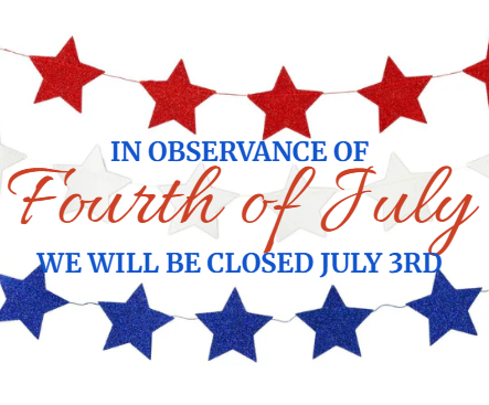 StonebridgeRoof's tweet photo. Our office will be closed today, July 3rd, in observance of Independence Day.

We hope everyone has a safe, fun, and relaxing holiday with family and friends! We'll be back and ready to help during our regular business hours on Monday https://t.co/APaFBKWOzr