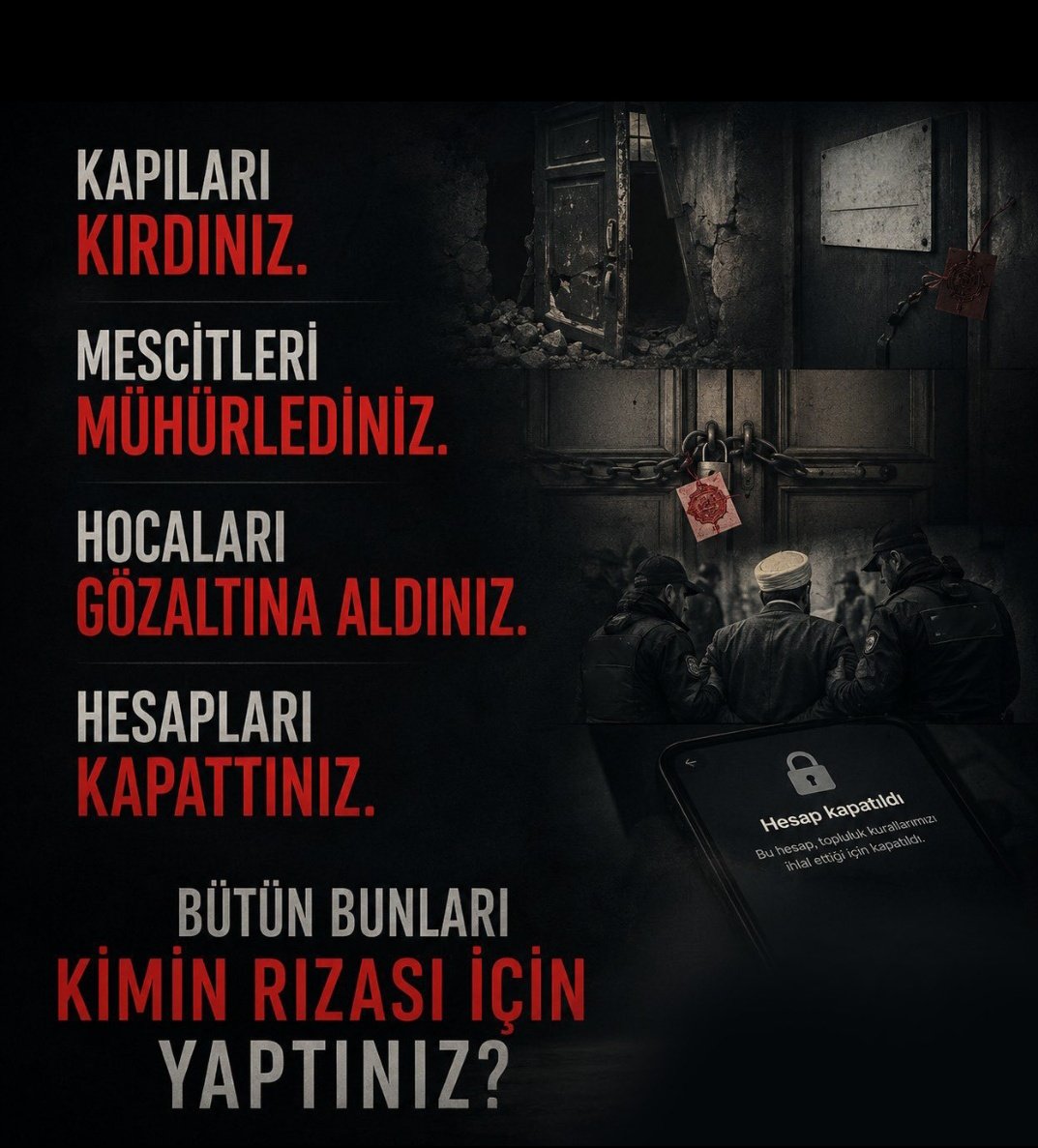 vuslat47403's tweet photo. Kapılar kırıldı mahremiyetler çiğnelendi #DijitalKelepçeyeHayır https://t.co/qdfpOGPNfH