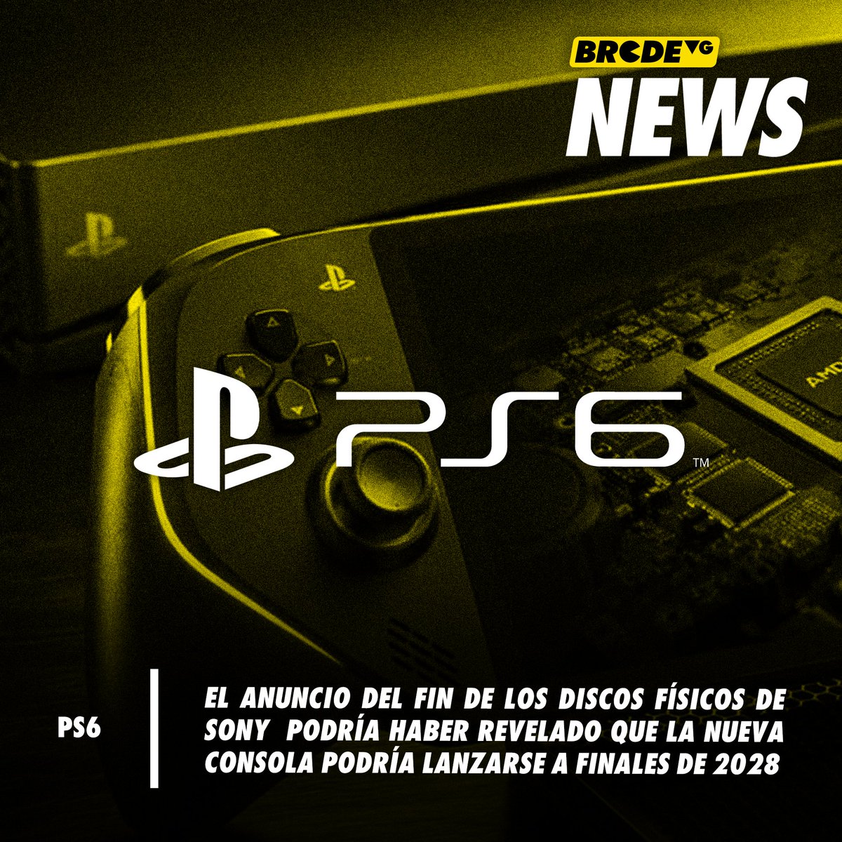 BRCDEvg's tweet photo. 📅 Un analista de Ampere asegura que la decisión de Sony de abandonar los discos físicos en 2028 prácticamente confirma que PS6 llegará ese mismo año.

💿 Además, estima que la nueva consola será totalmente digital o contará con una unidad de discos opcional. https://t.co/4ymklpjMal