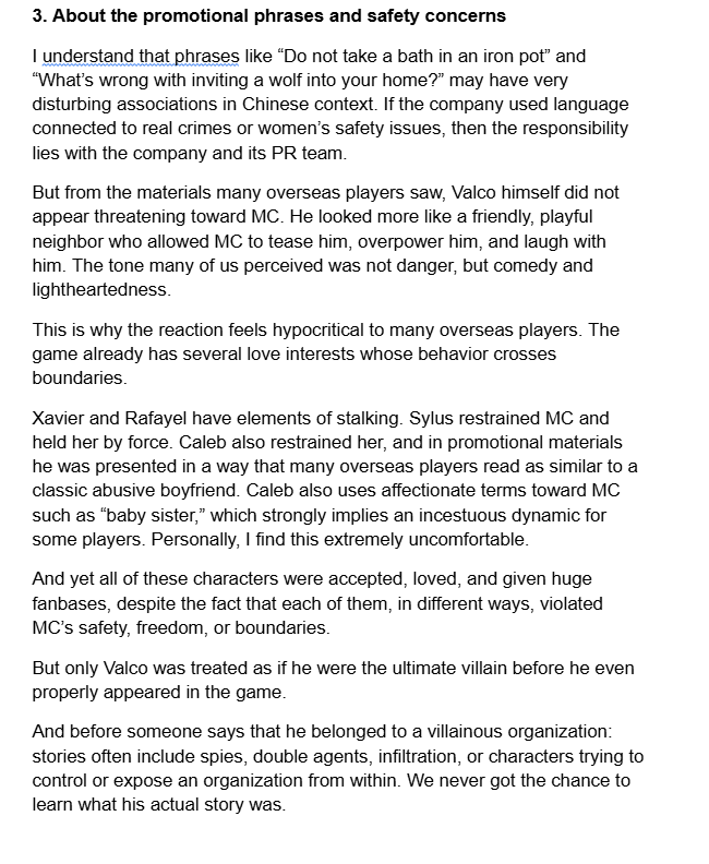 just_reader07's tweet photo. @yanxi_wxi I want to answer as an overseas player who read your entire post carefully, from beginning to end. https://t.co/kXdX4r0IGT