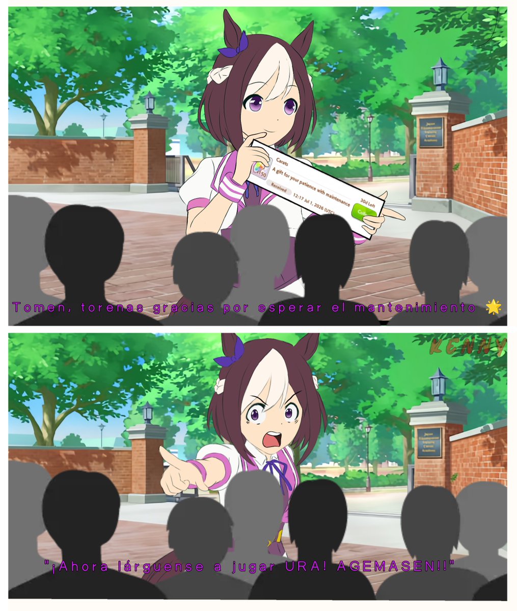 KennyFukukitaru's tweet photo. Awebo 150 carats 😌
#UmaMusume #UmaMusumeGlobal https://t.co/TVYGcznoIZ