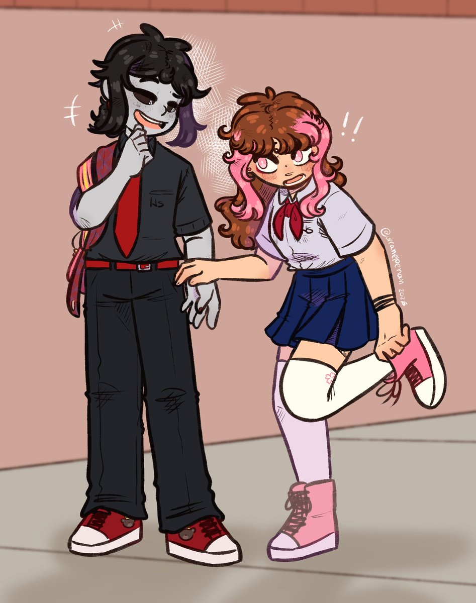 UrranejoEnan's tweet photo. Comisión que hice para @Cherrydreamsart 🥹🩷
Muchas gracias por la paciencia y qué linda idea 🤧🩷
#commission #FNAFHS https://t.co/nsehWwFKYy