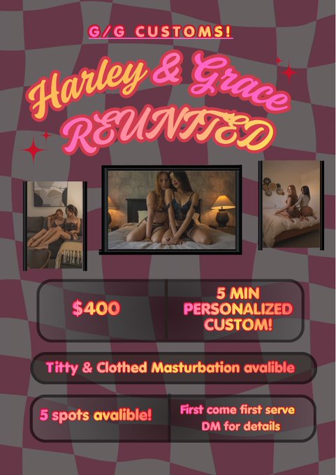 GracefulgraceXO - Reunited at last!💕🍒 This is your chance to get a custom from us!😈💦 @harleymelts https://t.co/EmGlT0CyB1