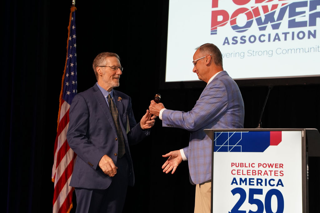 publicpowerorg's tweet photo. APPA welcomes our new Board Chair Mike Peters of @WPPIEnergy, who was installed today at our National Conference in Boston, along with our 2026–2027 officers, executive committee &amp; board of directors. Thank you for your service to #PublicPower! Read more: https://t.co/RcTnkTqGhm https://t.co/zDk96Yc5Jc