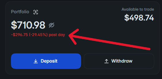 vijn_crypto's tweet photo. I just lost $300 in 1 minute because of a MetaMask error on Polymarket

And I want to warn you about it

I was trading 5/15 min BTC Up/Down markets and entered one setup with a pretty big size

When I tried to exit in profit, MetaMask started throwing “BigNumber Error” 

And then asking me try to approve transactions again

While I was refreshing the page and reconnecting my wallet, the price had already moved against me

Annoying case

But at least the week still ended in solid profit

Stay careful out there