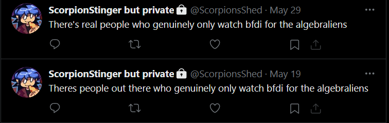 ScorpionsShed's tweet photo. wtf i posted the same thing twice apparently

for context i just went through my priv and deleted quite a few tweets https://t.co/KYOzeuKGwe