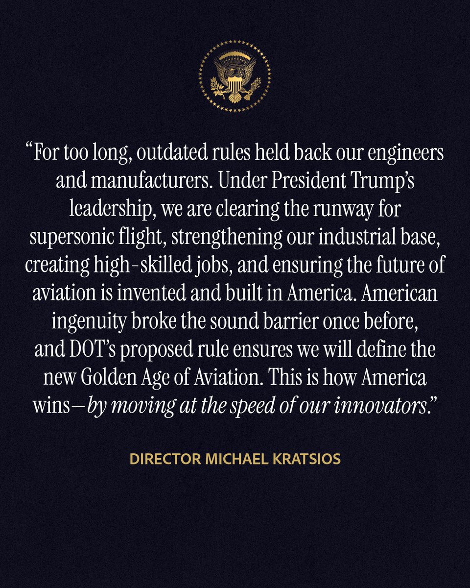 White House OSTP 47 tweet media