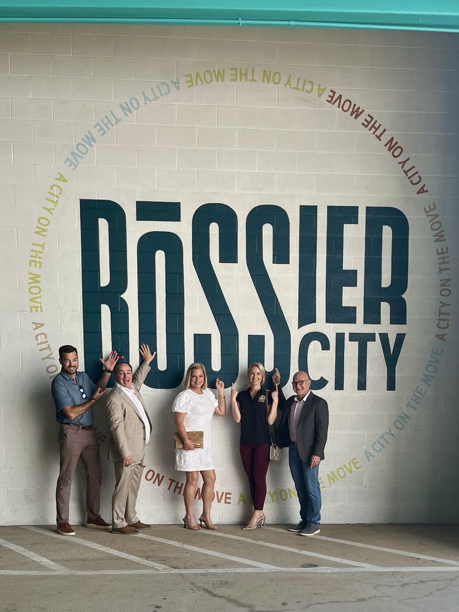 cityofbossier's tweet photo. Bossier City has just unveiled their new logo! ❤️💙 https://t.co/gglCqSaSja