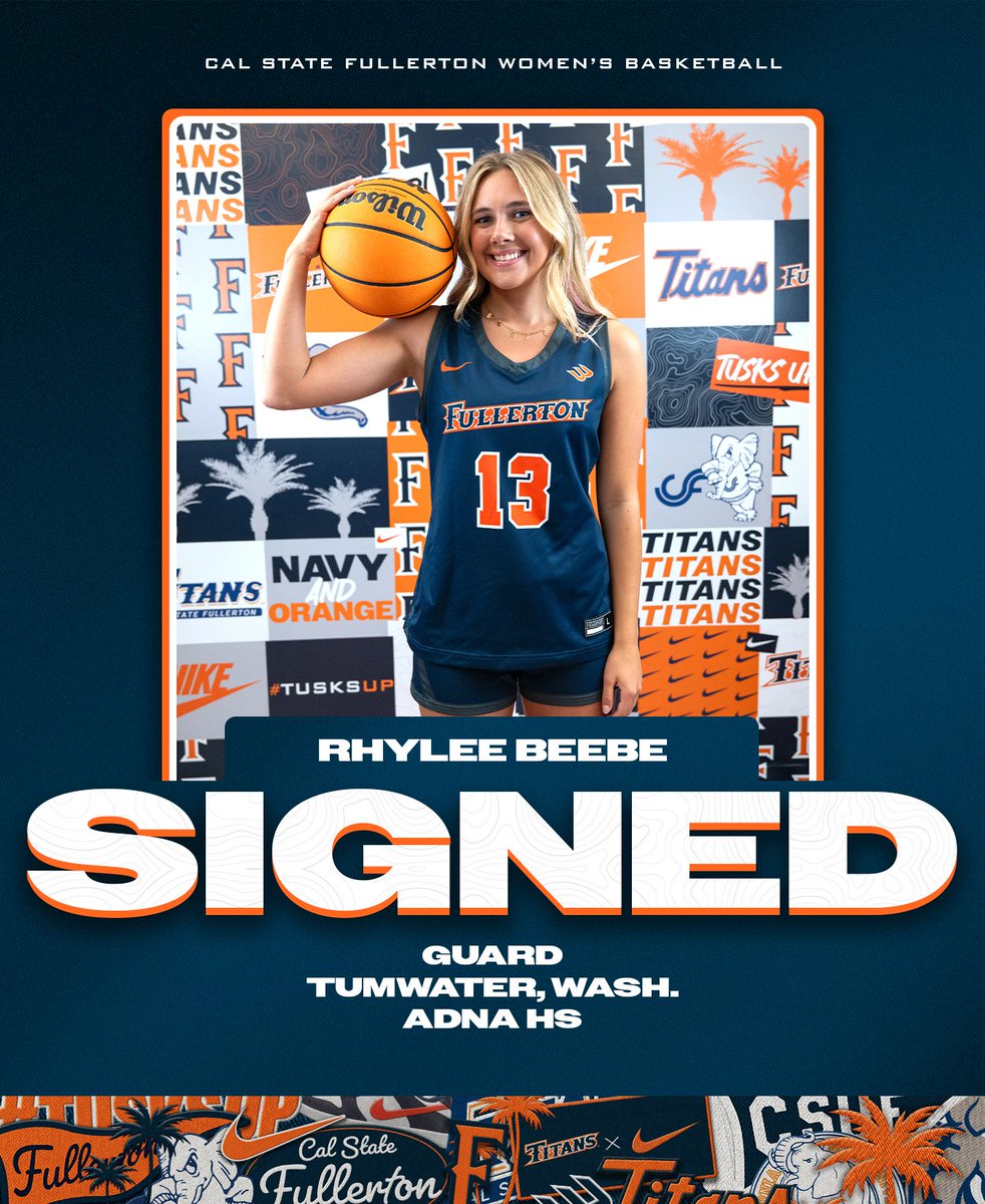 FullertonWBB's tweet photo. Welcome to Fullerton, @rhybeebe !

#TusksUp https://t.co/voN9VMGyaz