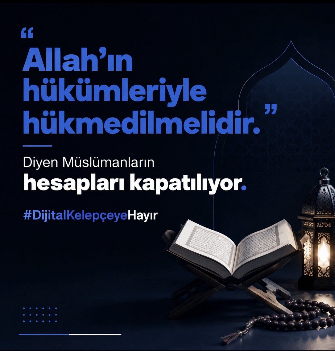 SalimTur53's tweet photo. Allah'ın hükmünü isteyene zindan gösteriliyor...#DijitalKelepçeyeHayır https://t.co/cK8YxYSi4E