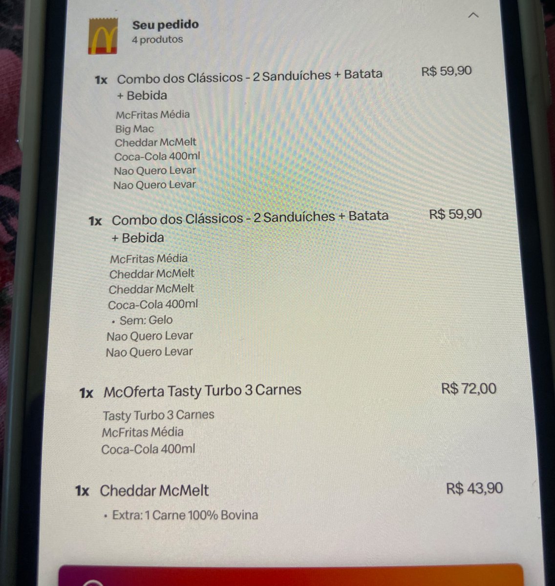 lzeliass's tweet photo. @McDonalds_BR  Pedi 3 combos,  vieram sem batatas e quando tento entrar no suporte ninguém responde me ajuda ai po https://t.co/7P75RuxoDf