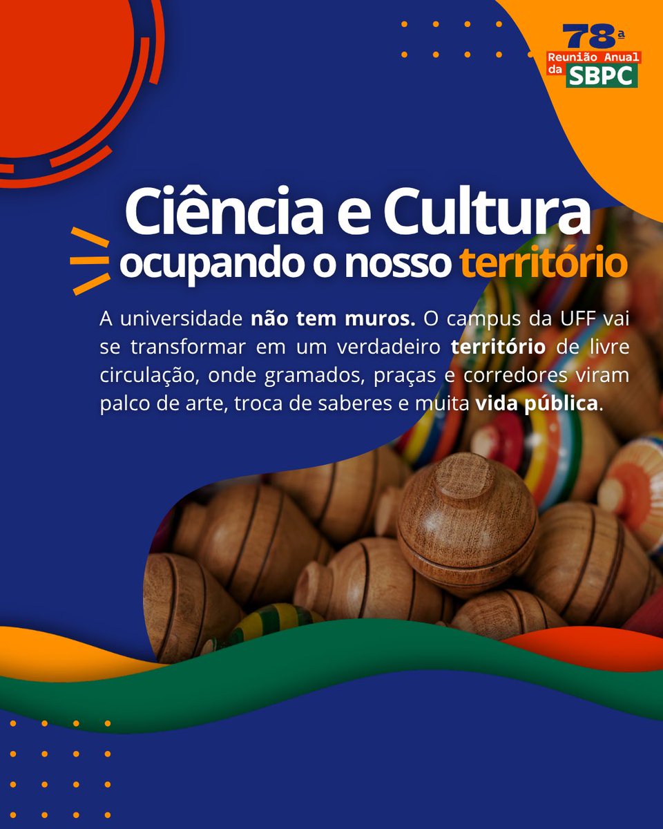 uff_br's tweet photo. 🏝️🚀 Niterói vai virar o coração da ciência e da cultura do Brasil!

Falta muito pouco para a nossa cidade receber a 78ª Reunião Anual da SBPC, o maior evento científico da América Latina! https://t.co/EMGEmwTk31