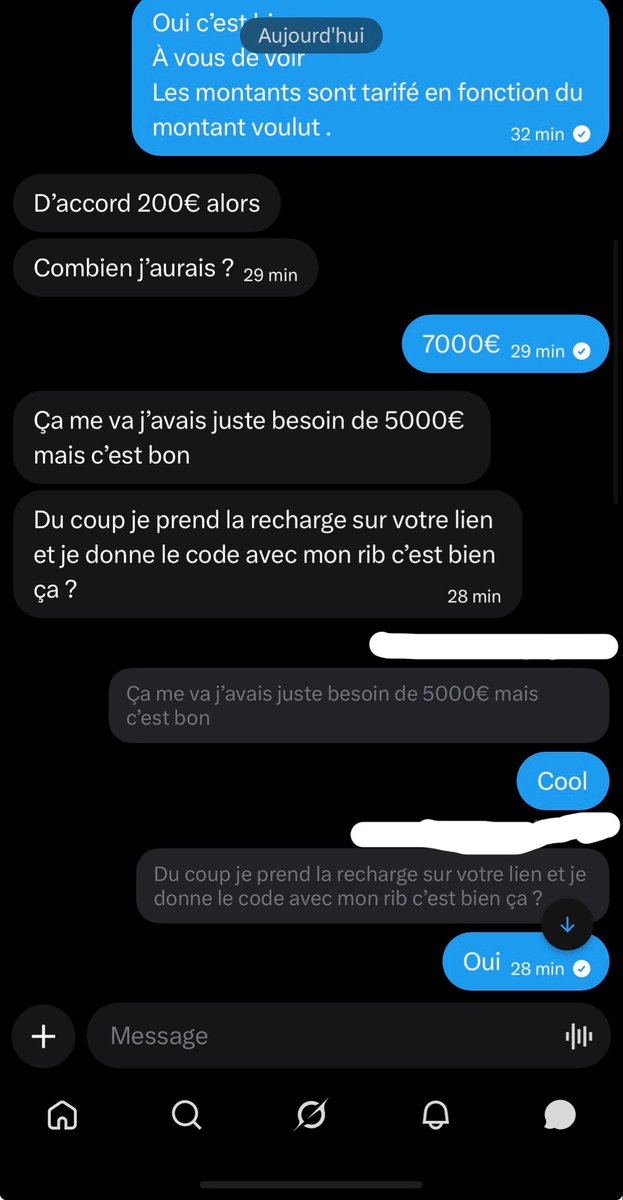 Bectvncefr's tweet photo. VIREMENT INSTANTANÉ DE 7000€
Frais 200€
Merci pour la confiance 🚀
Client satisfait 🫰✅
#plansous
#virementinstantané https://t.co/wOuRkx41F8