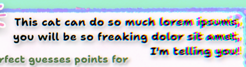 TimeWobblers's tweet photo. Forgot I put this as a template text for one of the panels. Just lost it now when I saw it. 

Does this ever happen to you, when you do something, forget about it and then be like "oh, I used to be funny"...? 

#catorpotat #gamedev #indie #loremipsum https://t.co/FXno1urz1l