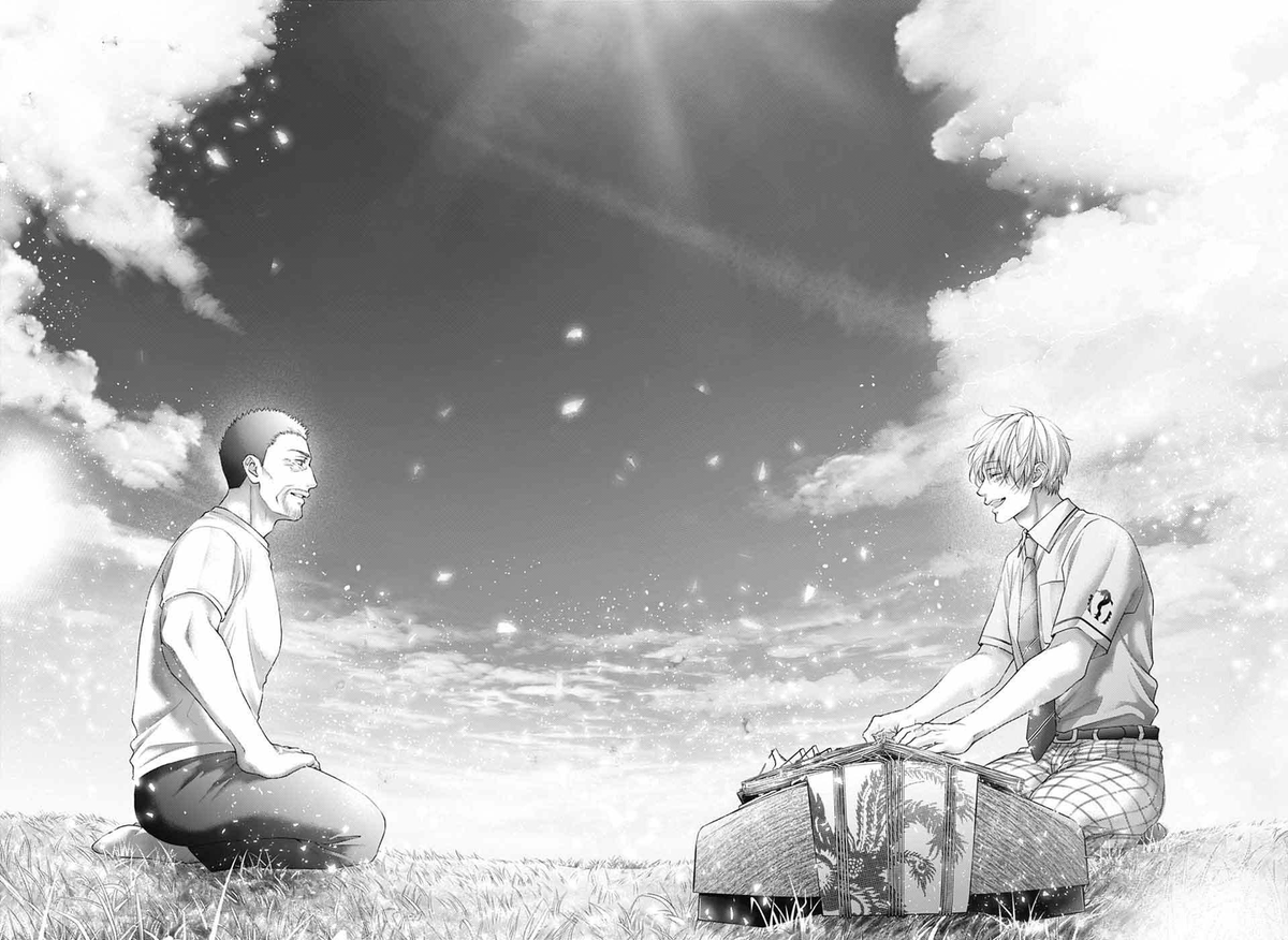 saantiHimura's tweet photo. Qué hermoso manga la puta madre, quise buscar un spread en especifico para una cosita y salí llorando jsjajsja. https://t.co/vRV3tX7QM5