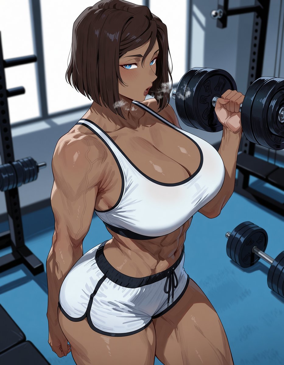 KaevrenSFW's tweet photo. Have you ever seen her this swollen?! SFW #Korra #Gymgirl https://t.co/3wmKqSSfrK