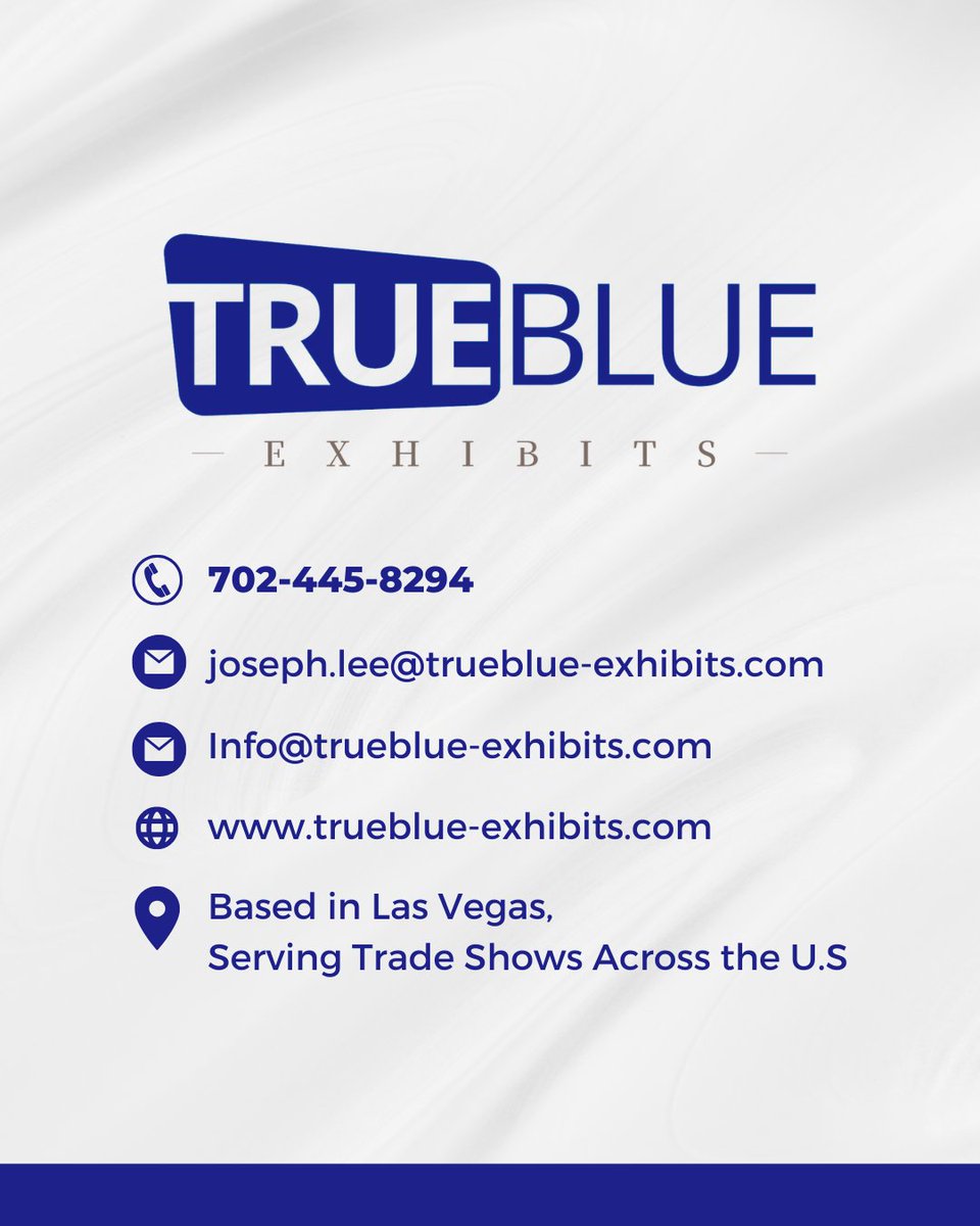 TrueBlueEvent's tweet photo. Big impact doesn't require a big footprint. ✨

Make your next event unforgettable with the P2.6 10′ × 8′ Custom LED Video Wall Booth by TrueBlue Exhibits. https://t.co/8yxKRABr2X