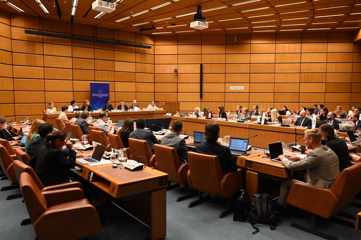 Monica_Juma_'s tweet photo. I had a very good and productive exchange with members of the #EU’s Working Party dealing with @UN Affairs, Chaired by Rafael Osorio of the @eu_eeas.
 
The discussion covered the #UN80 reform process, the shifting global landscape and how we can position @UNODC to remain fit for purpose, be more agile, more effective, and better positioned to deliver where it matters most.
 
I welcome the strong affirmation for collective responsibility, multilateralism, and strong partnerships to ensure a safer, more secure and prosperous world.  
 
Across our mandate, I see opportunities for closer cooperation and partnership between UNODC and the EU, and look forward to capitalizing on a relationship that is forged on a similar DNA to that of the United Nations.