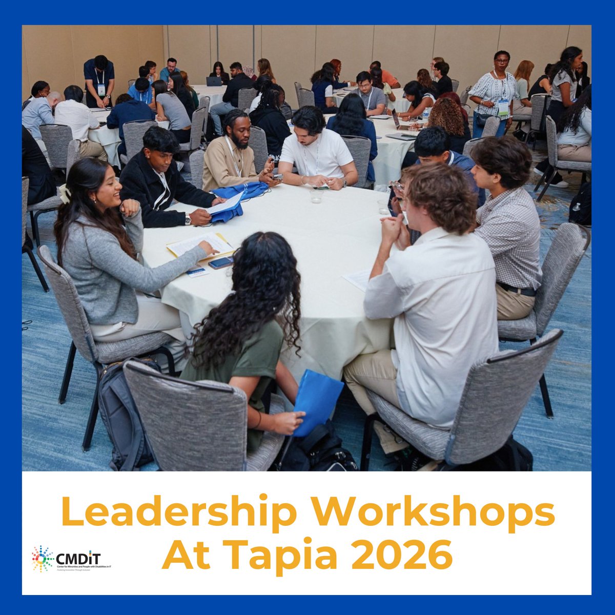 CMD-IT/Tapia Conference tweet media