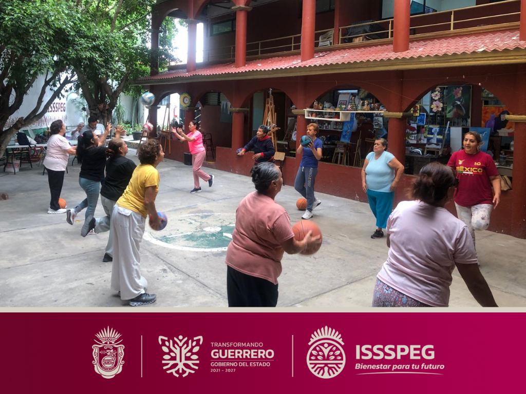issspeg's tweet photo. En Casa de Día Chilpancingo se llevó a cabo una activación física, una dinámica adaptada donde las y los participantes realizaron ejercicios de fuerza, movilidad y coordinación de forma segura.

#TransformandoGuerrero #BienestarParaTuFuturo #ISSSPEG #CasaDeDiaChilpancingo https://t.co/J7UrW2FZ1w