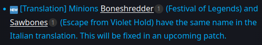 project_hs_ita's tweet photo. Our Sawbones italian localization report has been acknowledged by the developers in the 36.0 known issue forum thread! 🥳

Let's hope to many new fixes in the future 🤓 https://t.co/LKvTtdUE5P