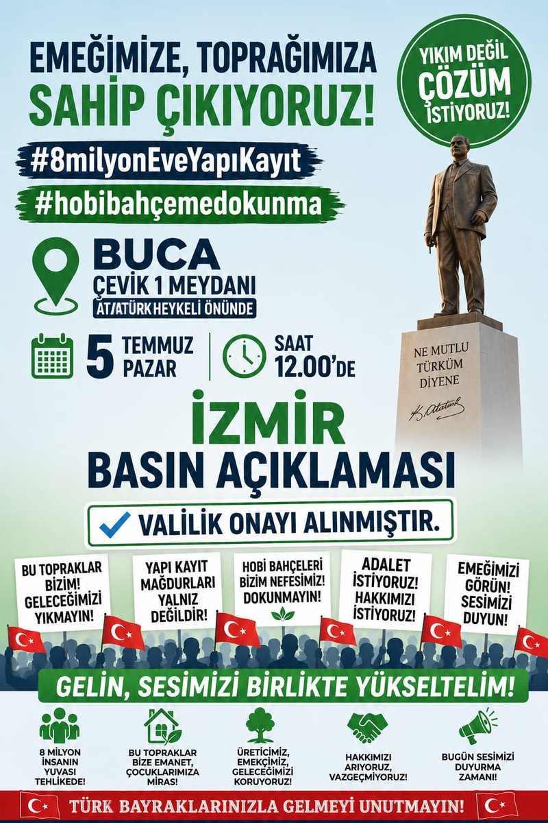 ewrem8's tweet photo. @necmettincalisk İmar ve planlama eksikliklerinin bedeli vatandaşa ödetilmemelidir. Sorunu büyüten değil, çözen politikalar hayata geçirilmelidir.
#8MilyonunEviniYıkma https://t.co/WHAQs3rOt1