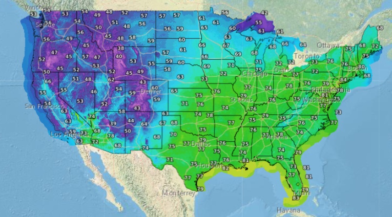 livewxradar's tweet photo. Lows
See your Temps and Weather at https://t.co/HNLPnb9eCd
#cooler #tonight #storm #lows #temps #nws #today #heat #heatwave #humid #wx https://t.co/EHBF9DKrae