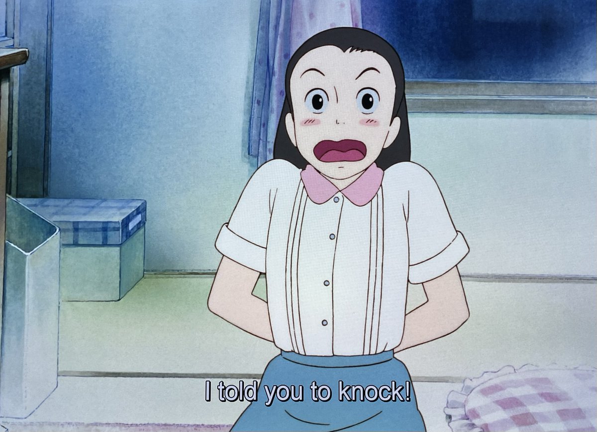 eyeoftheduckpod's tweet photo. "I know writers who use subtext, and they're all cowards" — Takahata, probably https://t.co/gbN687rvvh