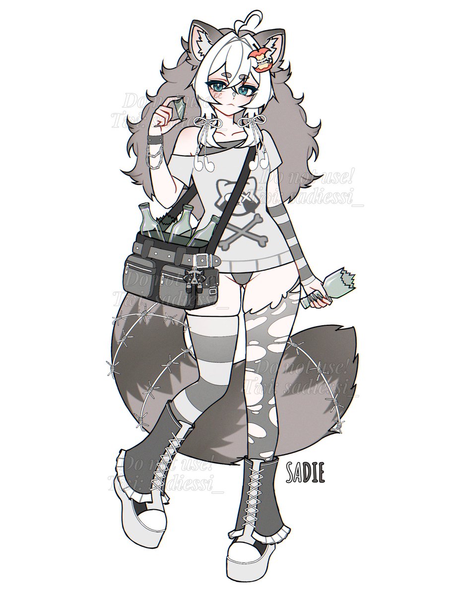 sadiessi_'s tweet photo. ⊹ 🐾🦝 ADOPTABLE 🦝🐾 ⊹

SP1: $195 [commercial use] 🕯️✨

SP2: $345 [full reference: back view + chibi version] 🦝🐾

⊹ No rules
⊹ No refunds
⊹ Payment — PayPal
⊹ Commercial use included
⊹ Minor changes can be made

#Vtuber #adoptables #adoptable #adopts #VtuberEn #characterdesign #OC #PNGVtuber