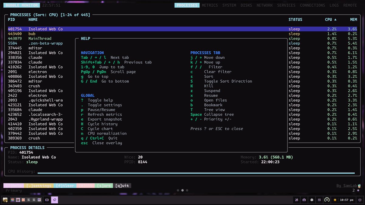 sam0uly's tweet photo. the tty theme in bubbleMonitor
looks beautiful i guess <: 
https://t.co/WYLcJZzOK9 https://t.co/5pU9tzZx7F