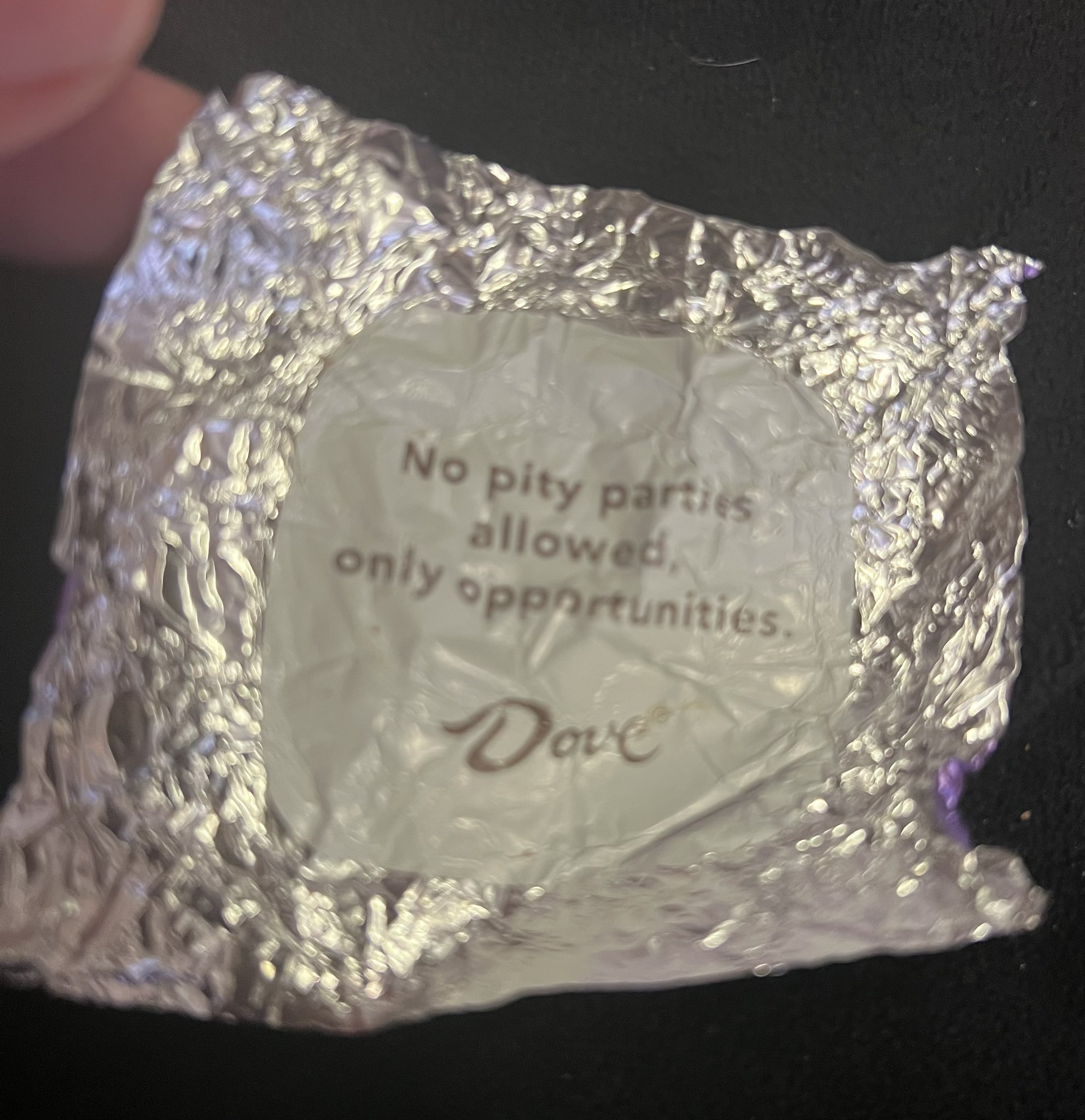 Inspiration from my chocolate today https://t.co/aeP1KkpnyA
