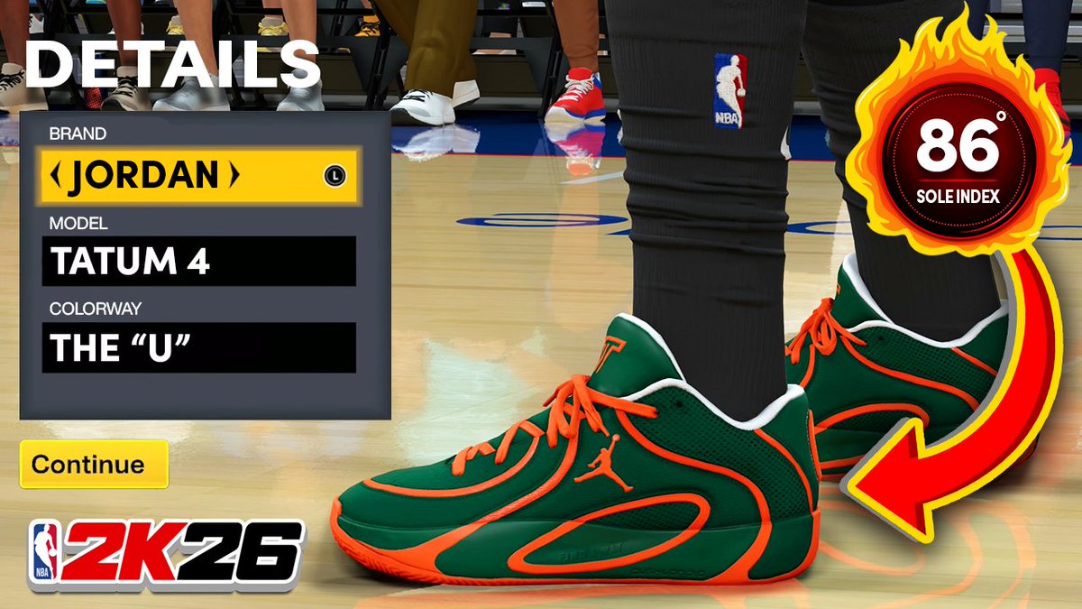 TheSoleLab_2k's tweet photo. 🧪 New Shoe Drop 🧪
Tatum 4 "The U"
https://t.co/i7z0pffddc
#thesolelab #solenation #nba2k26 #nba2k #jordan #jaysontatum #miami #theu #miamihurricanes https://t.co/6BGHdU2K7Z