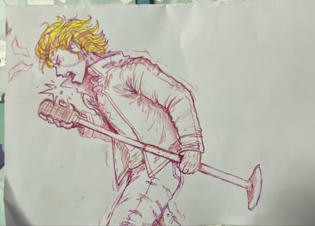 neeshinmee's tweet photo. Work drawing:3
We love sam around here 
#stardew #stardewsam #stardewvalleyfanart https://t.co/936HfQp4ZX