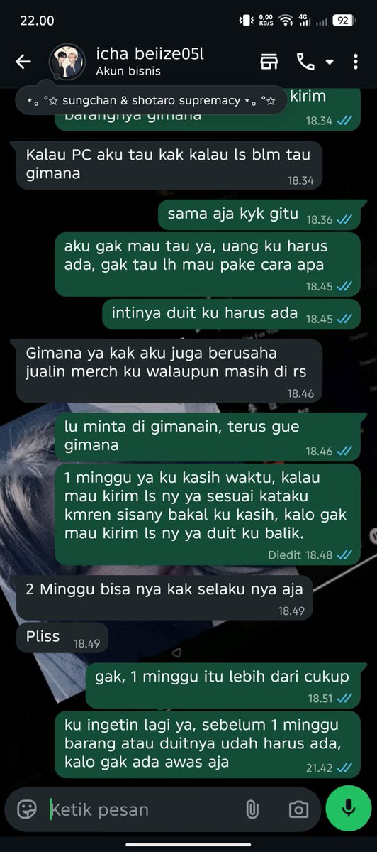el_urgirlfriend's tweet photo. tolong rt ya kpopers terutama BRIIZE, hati2 sm skemer jelek ini, kerjaanny nipu ga kapok, jual ls dgn harga murah ke dan tiba tiba ga mau ngasih barang, trsdia suka minjem uang tapi ga dibalikin, ngaku gapunya uang, tapi uang yang hasil nipu itu dipake buat PHOTOISM DAN KONSER https://t.co/cUEGwwN0bA
