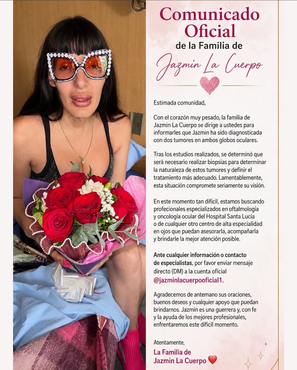 venenoodiada's tweet photo. Le encontraron dos tumores en ambos globos oculares a la cuerpo y esta pidiendo ayuda para encontrar especialistas antes de que se comprometa más su visión https://t.co/8s7YkDRjhk