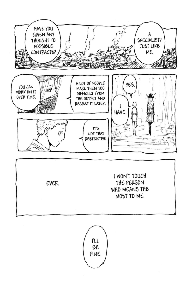 Cigar_42's tweet photo. Just found out Togashi drew this extra page for Vol 38 #HxH #HunterXHunter https://t.co/lcnM2pZ02k