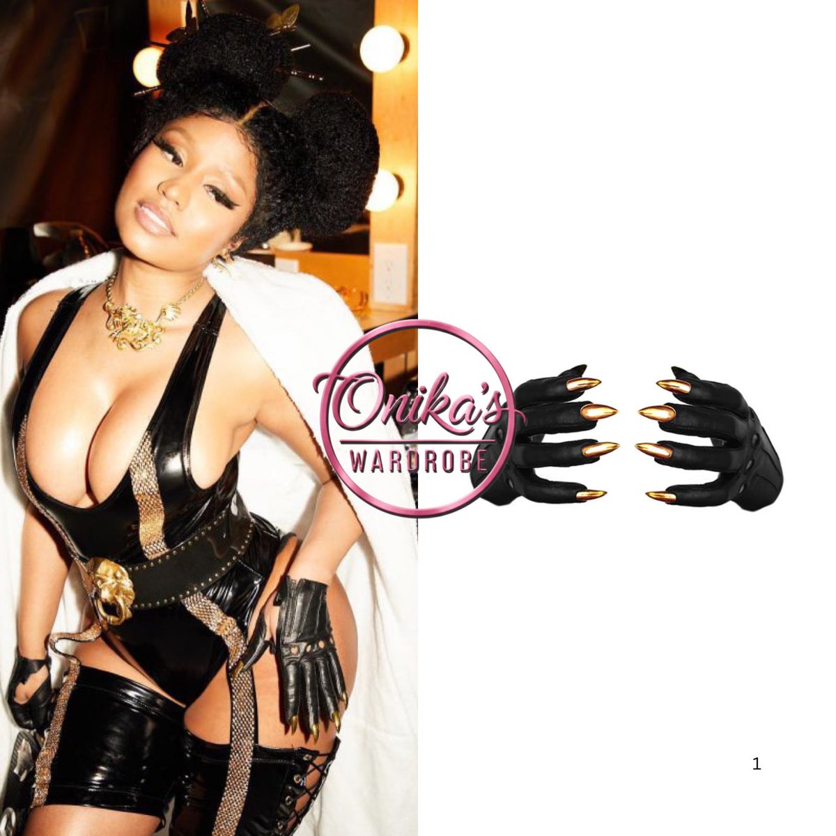 onikaswardrobe's tweet photo. Chun Li (2018)
Nicki Minaj wearing a pair of Majesty Black gloves ($655) + “The baroness” earrings from Chris Habana’s My Enemy collection ($200) and Lynn Ban archived necklace
#fashion #style #nickiminaj #chrishabana #lynnban #jewelry https://t.co/6450n2OXXr