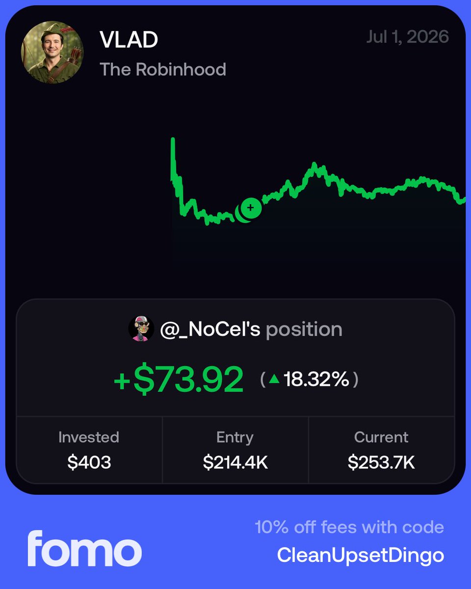 Maya_Mee0's tweet photo. VLAD is doing alright 👍 today🤑 https://t.co/AOo7x7xthC