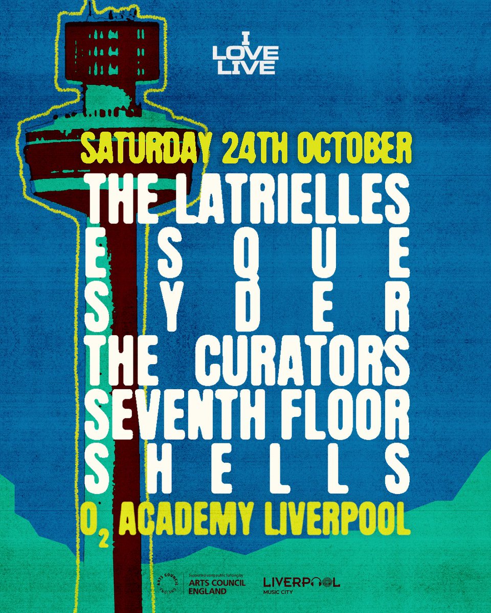 O2AcademyLpool's tweet photo. NEW: Liverpool-based The Latrielles bring their fresh, synth-tinged indie-rock sound to #O2AcademyLiverpool Sat 24 OCt! 

Priority members get early access from 6 PM Thu 02 Jul! 👉https://t.co/GewvwhMaP8 https://t.co/Qr2h1VZlxw