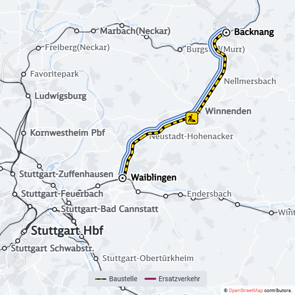 SBahn_Stuttgart's tweet photo. 🚧 #Drandenken 🚧
In der Nacht 2./3. Juli, führt die DB zwischen #Fellbach und #Crailsheim Instandhaltungsarbeiten durch.
Es kommt zu Teilausfällen bei der Linie #S3
Details, auch zum #Ersatzverkehr mit Bussen #S3E
👉 https://t.co/zJL6ogeMMI https://t.co/2dG9m0MS0e