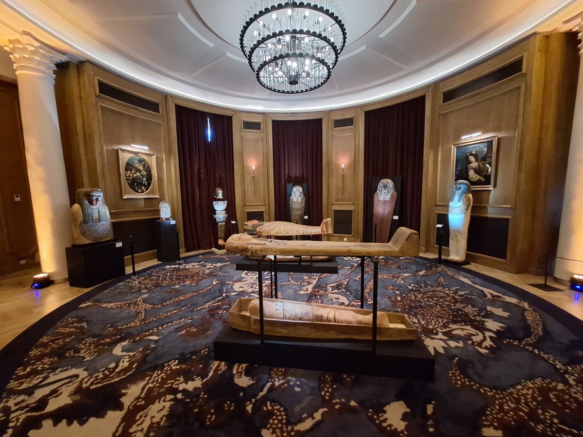 NachoAres's tweet photo. Egipto antiguo. Tesoros del Más Allá, la exposición que podéis ver los días 2 y 3 de julio en el salón Cánovas del hotel @thepalacemadrid En memoria de Gustavo Cabanillas. https://t.co/FOqfFaVJvR