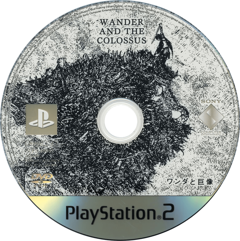 VideoArtGame's tweet photo. Japanese disc of Shadow of the Colossus (2005) https://t.co/8BmbHj7l8d