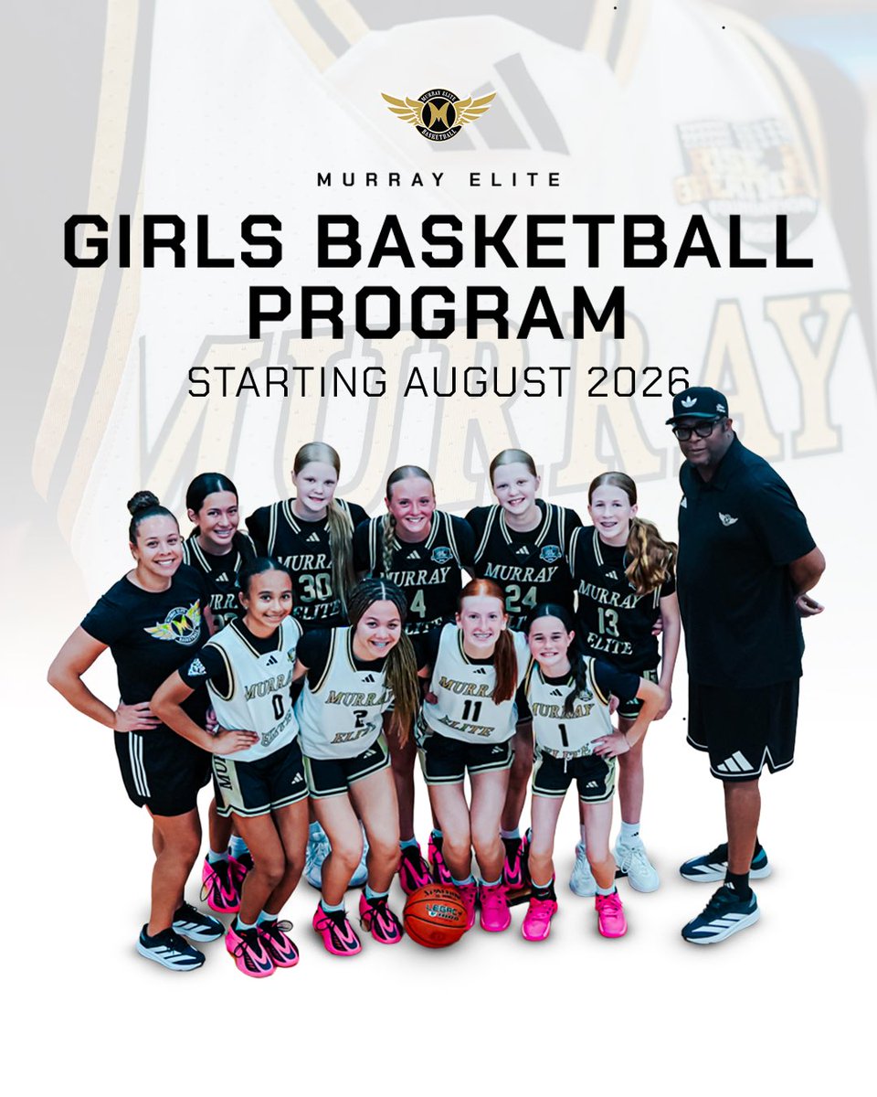 murrayelitegals's tweet photo. A new era begins now!

The Murray Elite Girls Basketball Program officially launches this August! The standard starts here. 🔥🏀
.
.
.
#MurrayEliteBasketball , #BuiltDifferent , #TheStandardStartsHere , #3SSB , #MurrayEliteGirls https://t.co/rmD2fcgSlh