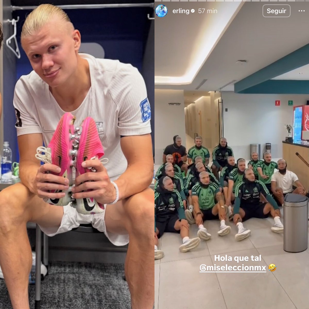 CerebrosG's tweet photo. Erling Haaland en sus historias de Instagram. https://t.co/47CG5Ji6Bj