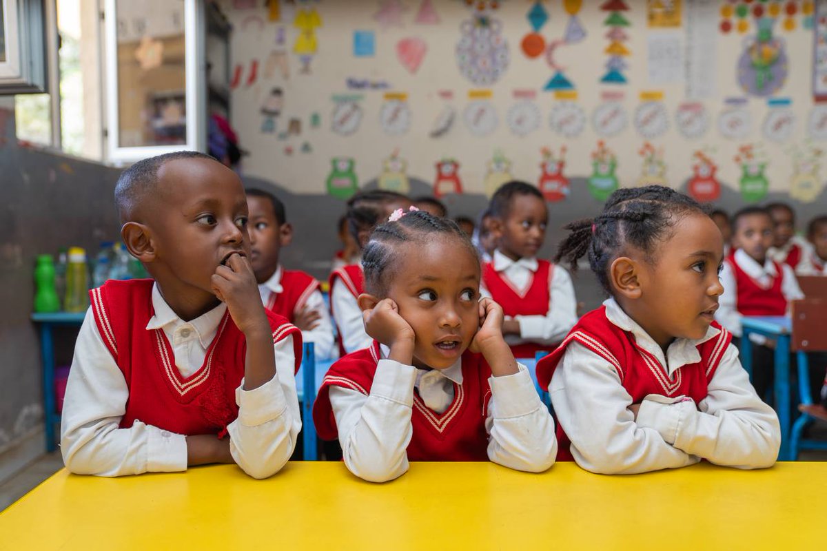EthioDTFund's tweet photo. A classroom that didn't exist now has real walls, real desks, real books — and kids who once had no school now have one, built by a diaspora that showed up.
This is just the beginning. Help us build the next one. 🇪🇹
Donate: https://t.co/2HGiRNHKPA.  
#EDTF #Habesha #Diaspora https://t.co/kf5XqD8ECG
